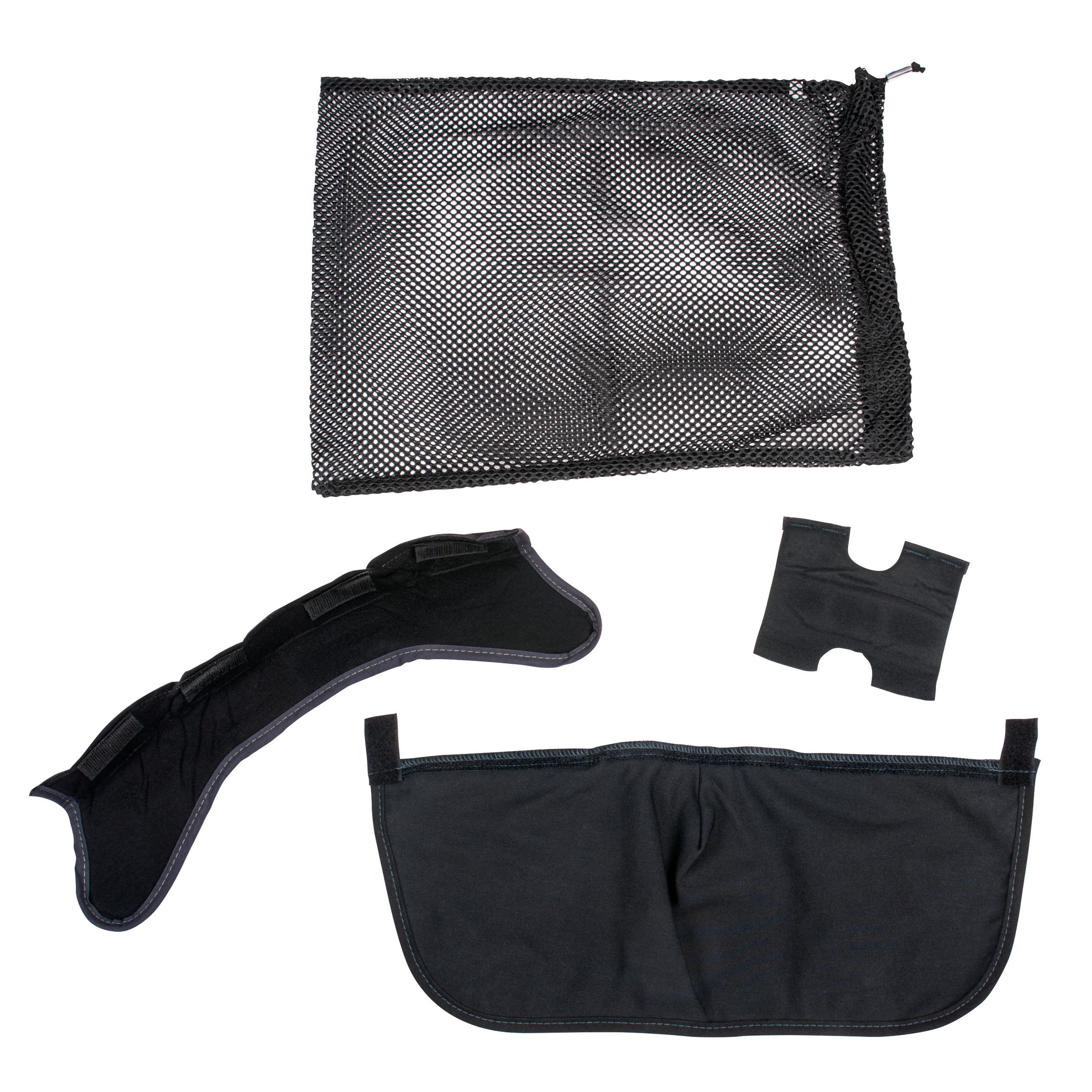Soft Goods kit: Standard liner, Black Nomex Ear Lap, Velcro Tabs, Mesh Laundering Bag for all Cairns Helmets, except N5A, N6a, 880 and 1010/1044 Manufactured before Nov. 1, 2015.